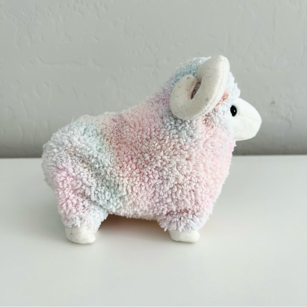 Beanie Babies Bam the Ram Plush Toy | TY Bam Sheep Stuffed Animal - Picture 5 of 10
